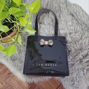 TED BAKER Rare Cute Glossy Tote Bag with Bow